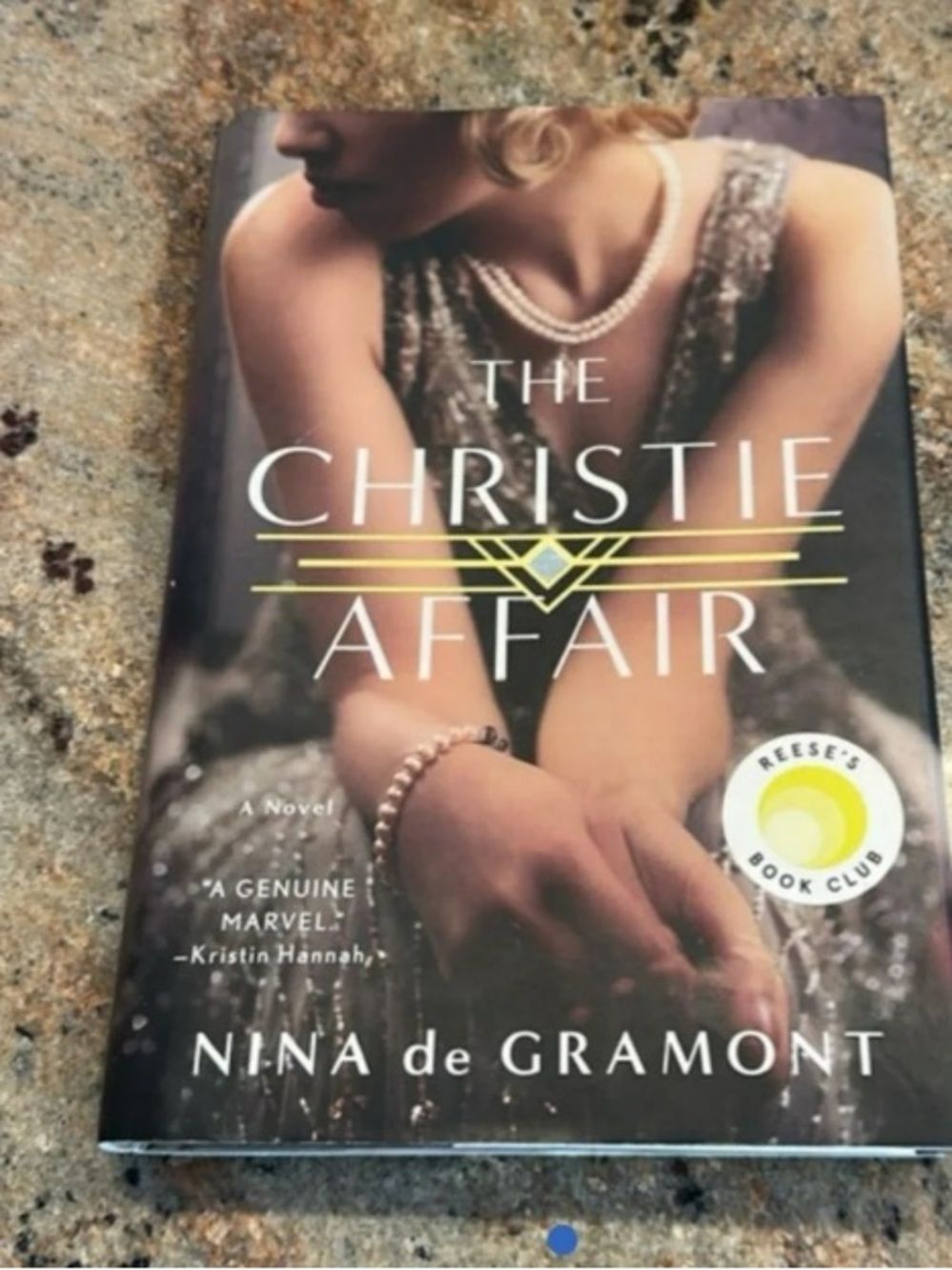 The Christie Affair by Nina de Gramont — Elegant Black & Gold Hardcover